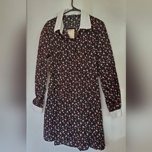 New w/tag Smak Parlour floral dress with white collar size XL